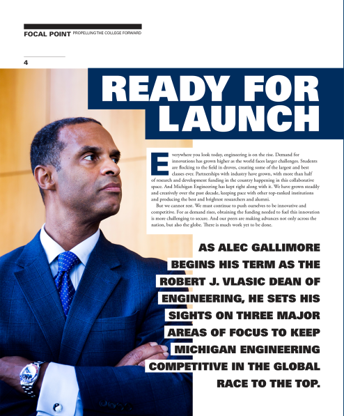 Ready for launch magazine spread